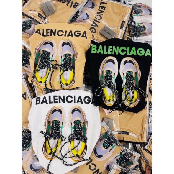 Áo phông, áo thun hình đôi giày buộc dây thật chất đẹp