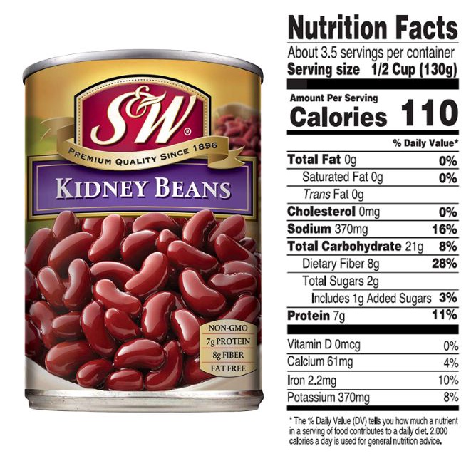 Đậu đỏ S&amp;W 425g KIDNEY BEANS