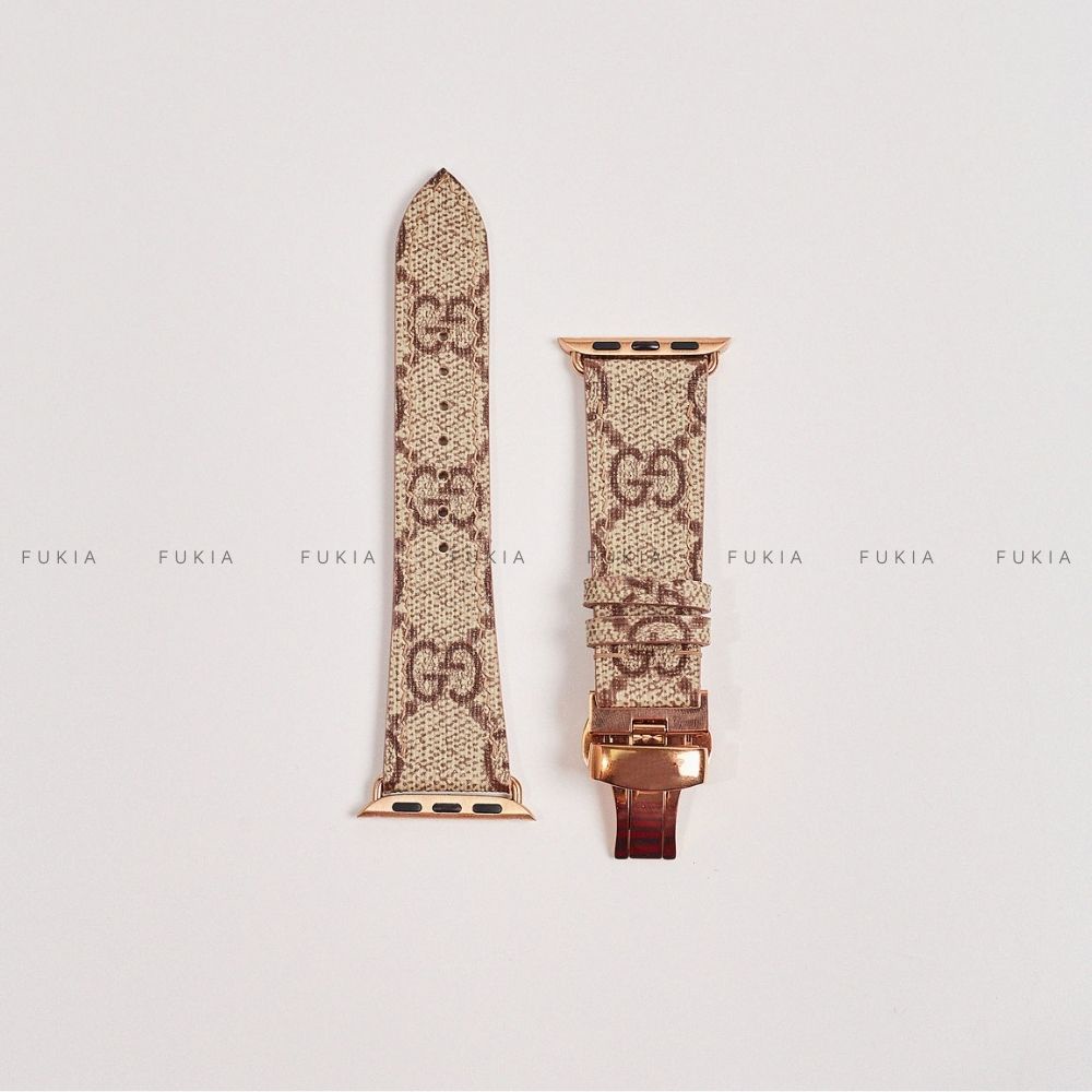 Dây da thủ công G.C dành cho Apple Watch đồng hồ thông minh Series 1/2/3/4/5/6/7/SE FUKIA DDTC232