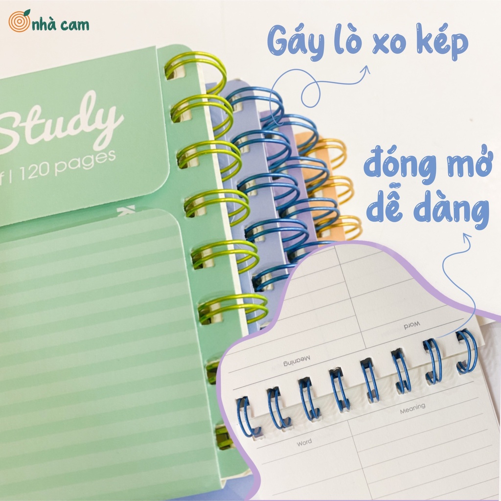 Sổ Học Từ Vựng Thông Minh Word Study Klong Nhà Cam