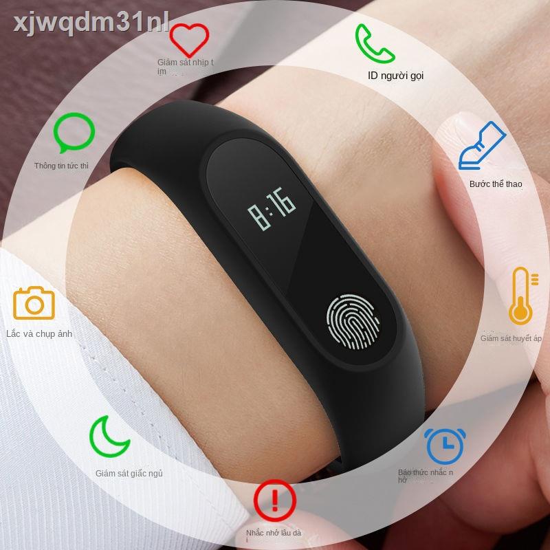 Vòng đeo tay thông minh không thấm nước của nam đồng hồ thể thao đa chức năng nữ dẫn màn hình cảm ứng dành cho trẻ