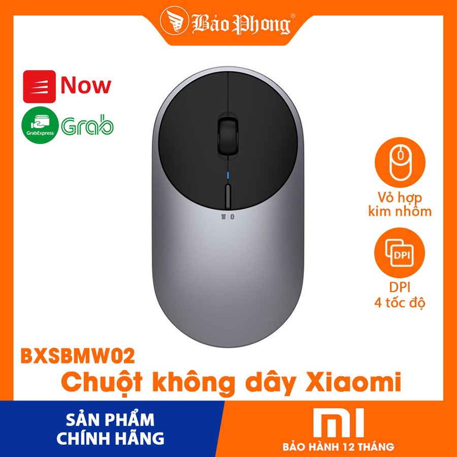 Mã 99ELHA giảm 7% đơn 300K Chuột không dây Xiaomi portable mouse 2 BXSBMW02