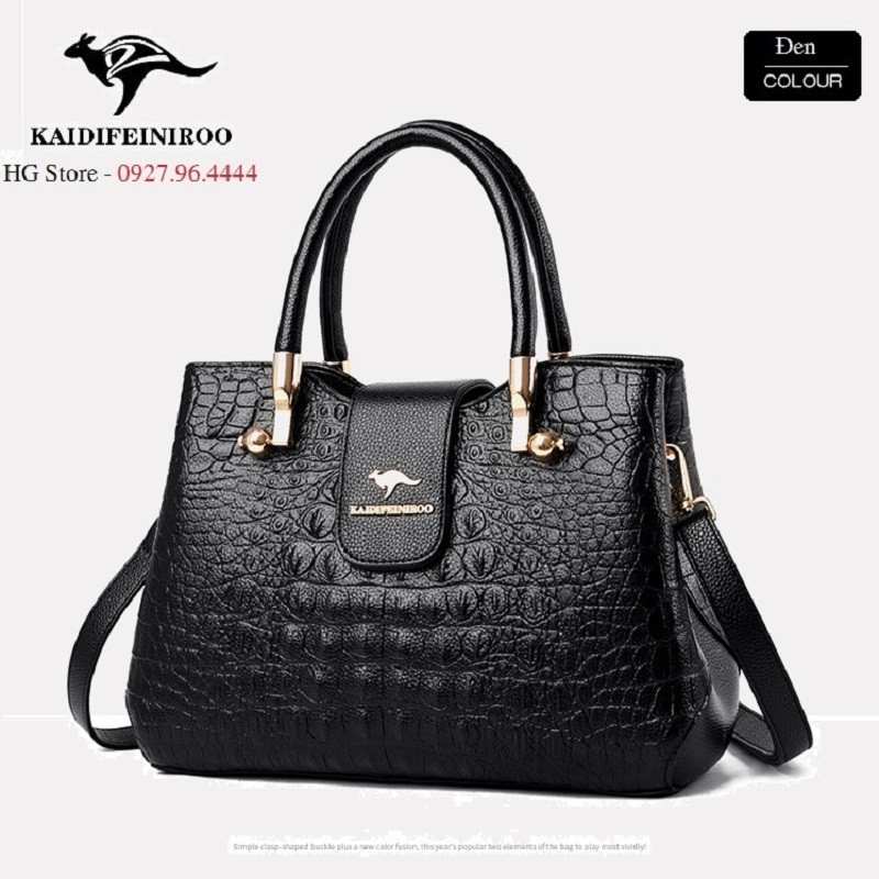 Túi Xách Nữ Công Sở Da Bò(Da Thật  100%) Cao Cấp KR01 Size 29cm Bảo Hành 12 Tháng
