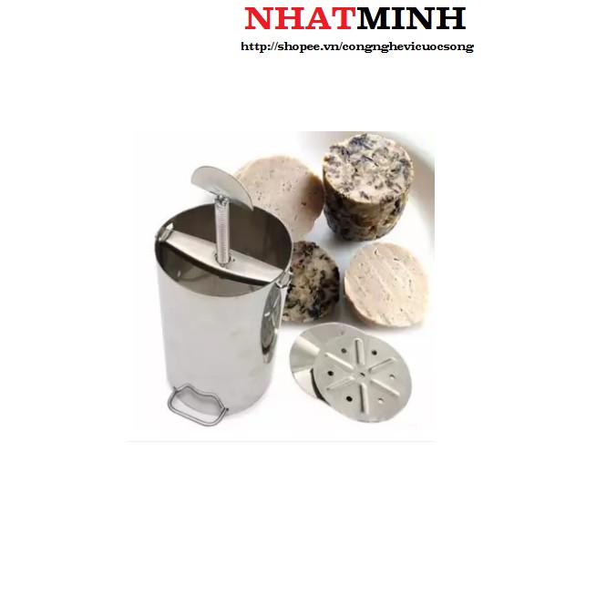 Khuôn làm giò thủ bằng inox 1kg - khuôn làm giò xào bằng inox (Bạc) 1000001873