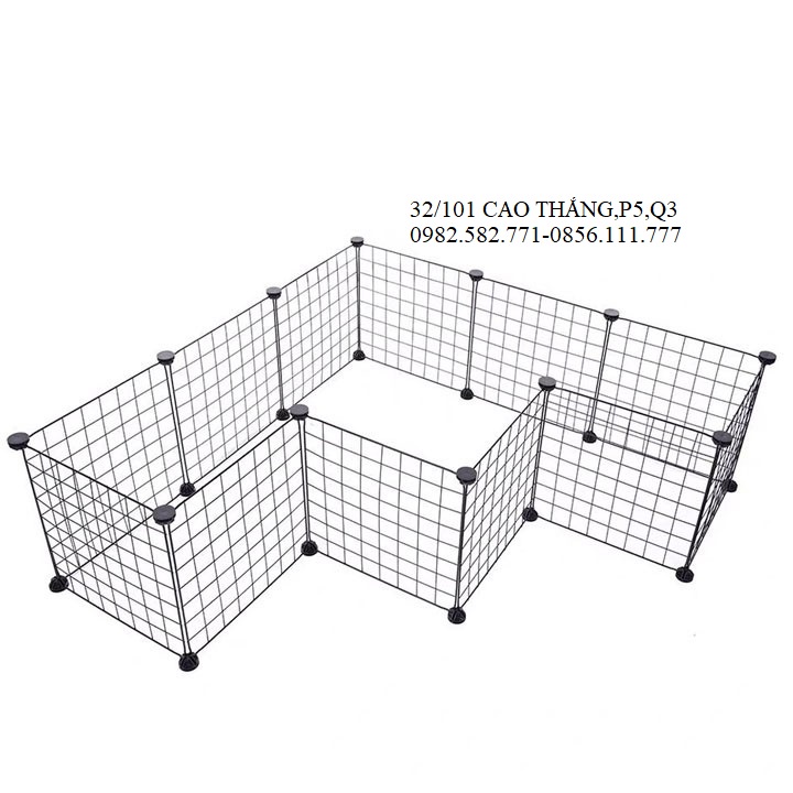 CHUỒNG QUÂY THÚ CƯNG LẮP GHÉP SỬ DỤNG TẤM SẮT SƠN TĨNH ĐIỆN