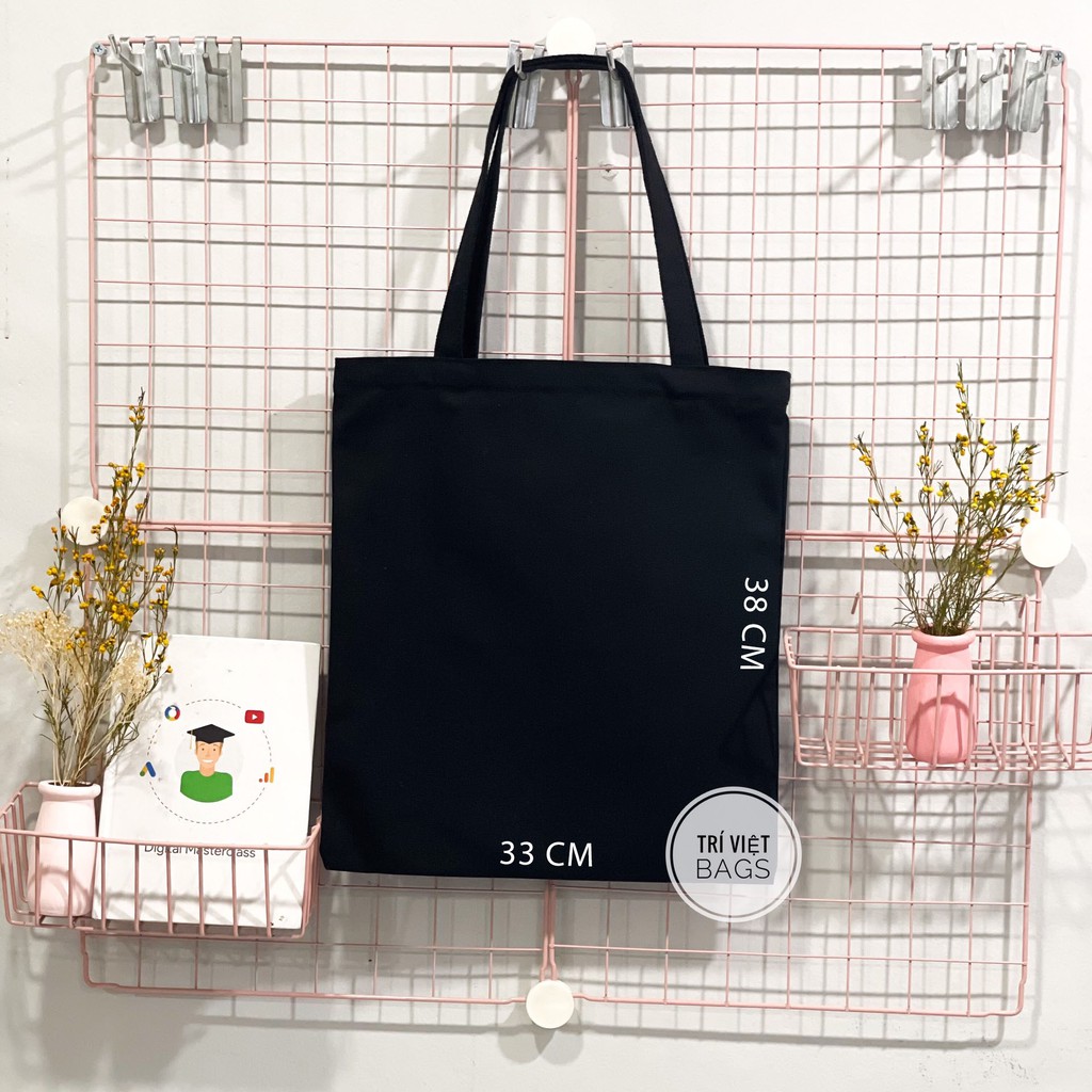 Túi Tote Canvas Nhiều Màu Lựa Chọn Size 33x38