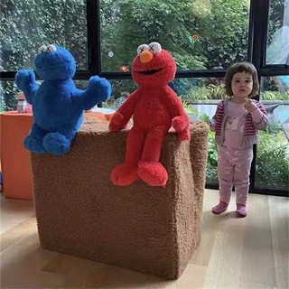 KAWS x Sesame Street Đồ chơi sang trọng, búp bê, Ai Mo Cookie, bkpp ngôi sao lạ, cùng kiểu dáng