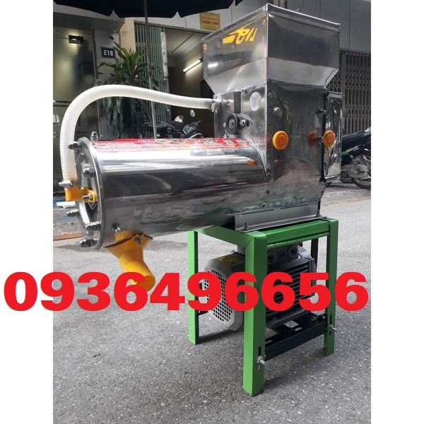 Máy xay vắt tách bã liên hoàn củ bình tinh, củ nghệ tươi, sắn dây, dong riềng mô tơ 2,2kw