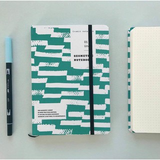 Sổ ruột Dotgrid Crabit Notebuck - Geometric