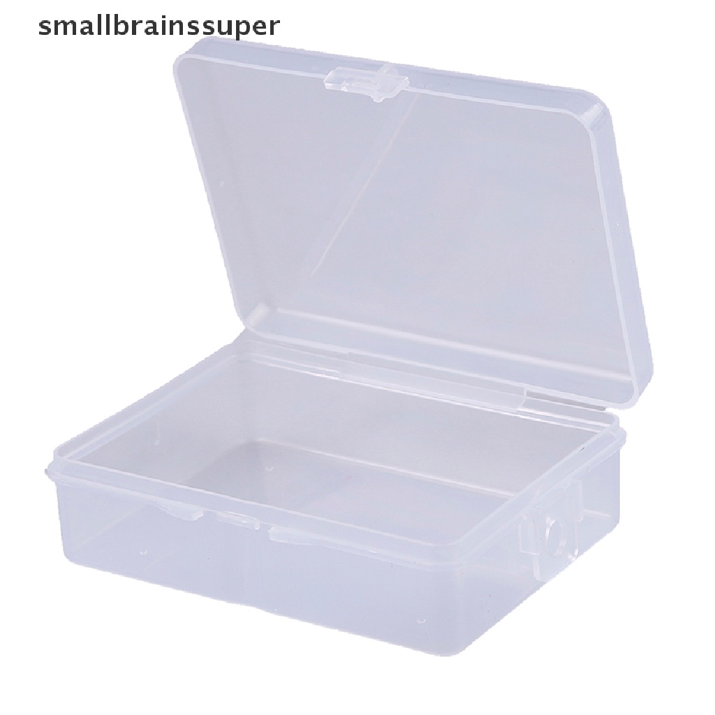 Hộp nhựa hình vuông trong suốt đa năng 9cm * 6.5cm * 3cm