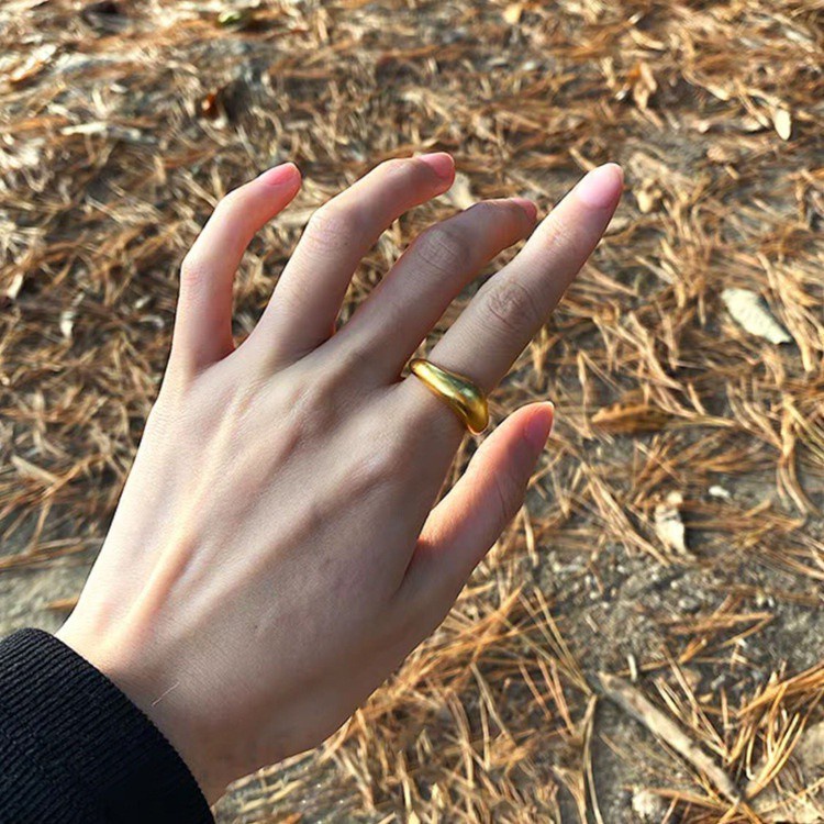 Nhẫn Bất Đối Xứng 191144Nhẫn Đeo Khớp Ngón Trỏ Dạng Mở Cá Tính Đơn Giản Cá Tính Có Thể Điều Chỉnh
