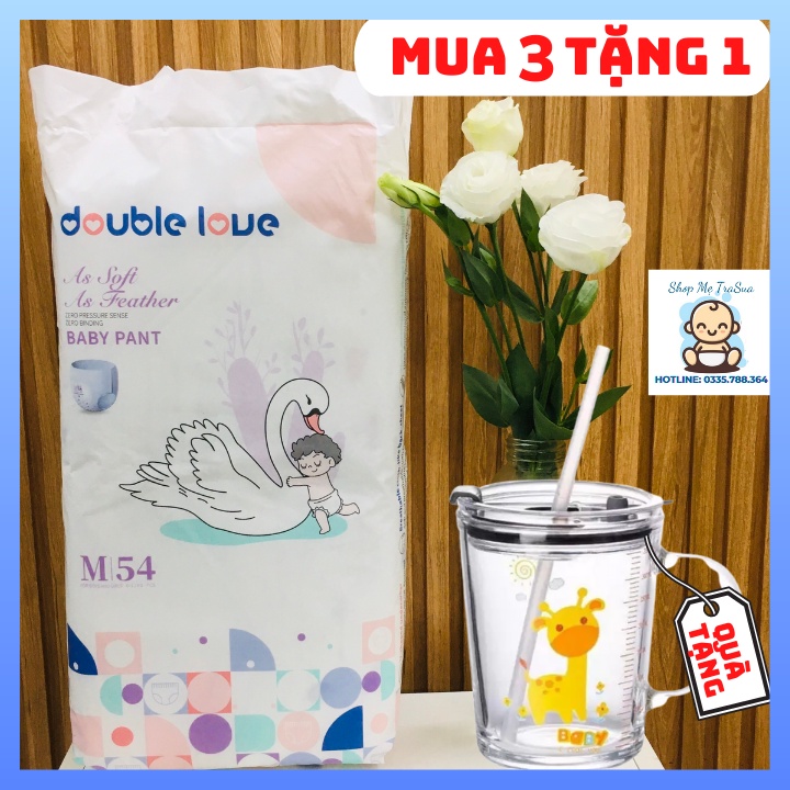 Bỉm quần/ Tã Quần Double Love đủ size M54/L50/XL46/XXL44.