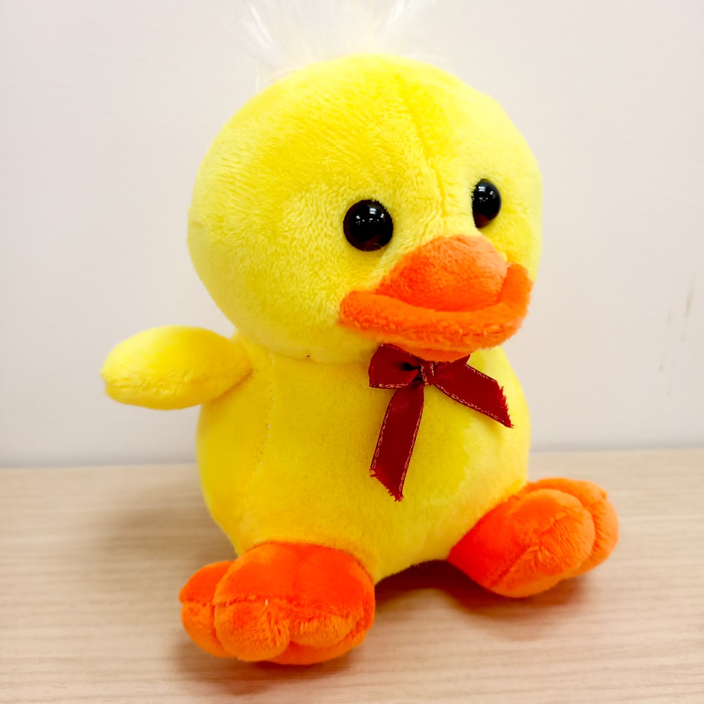 Vịt nhồi bông mini vàng