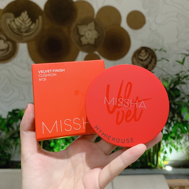 PHẤN NƯỚC MISSHA VELVET FINISH CUSHION SPF50++ PA - cho lớp nền matte lì