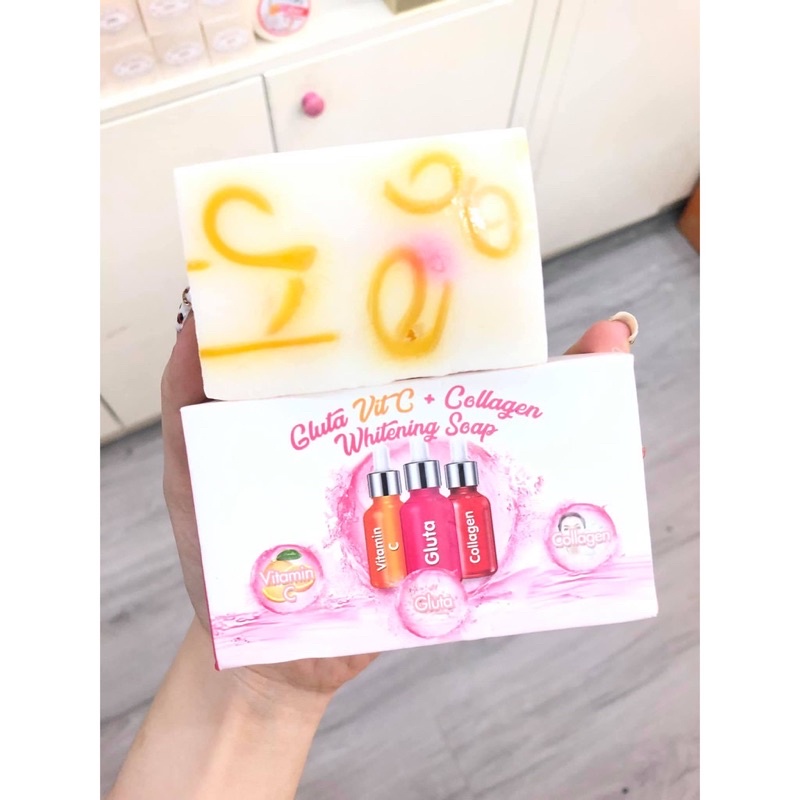 [Mẫu Mới] Soap trắng da cho face và body Gluta (meochibi.shop)