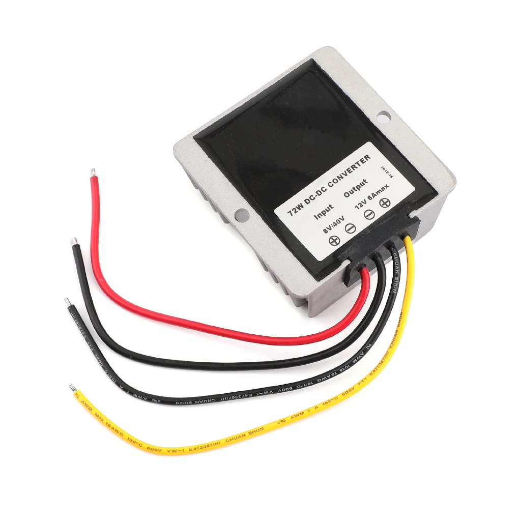 Bộ ổn áp Areyourshop 8-40V sang 12V 6A DC 72W chuyên dụng cho xe hơi