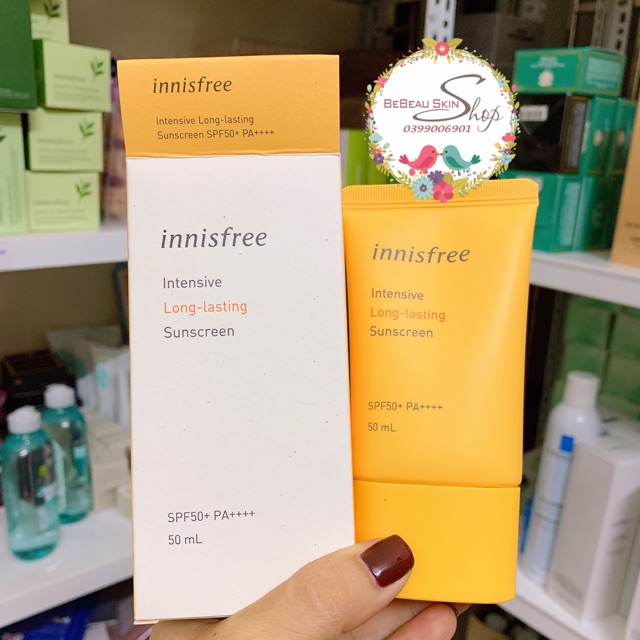 Kem chống nắng Innisfree LongLasting mẫu mới