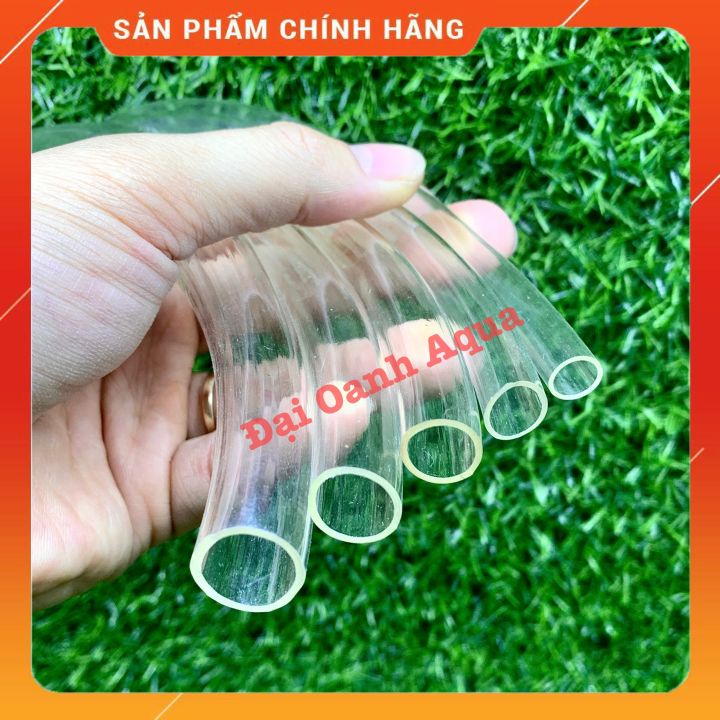 1 mét Dây tio, ống nước tio nhựa mềm dẻo trong suốt phi 6mm đến 20mm - Dây thay nước bể cá