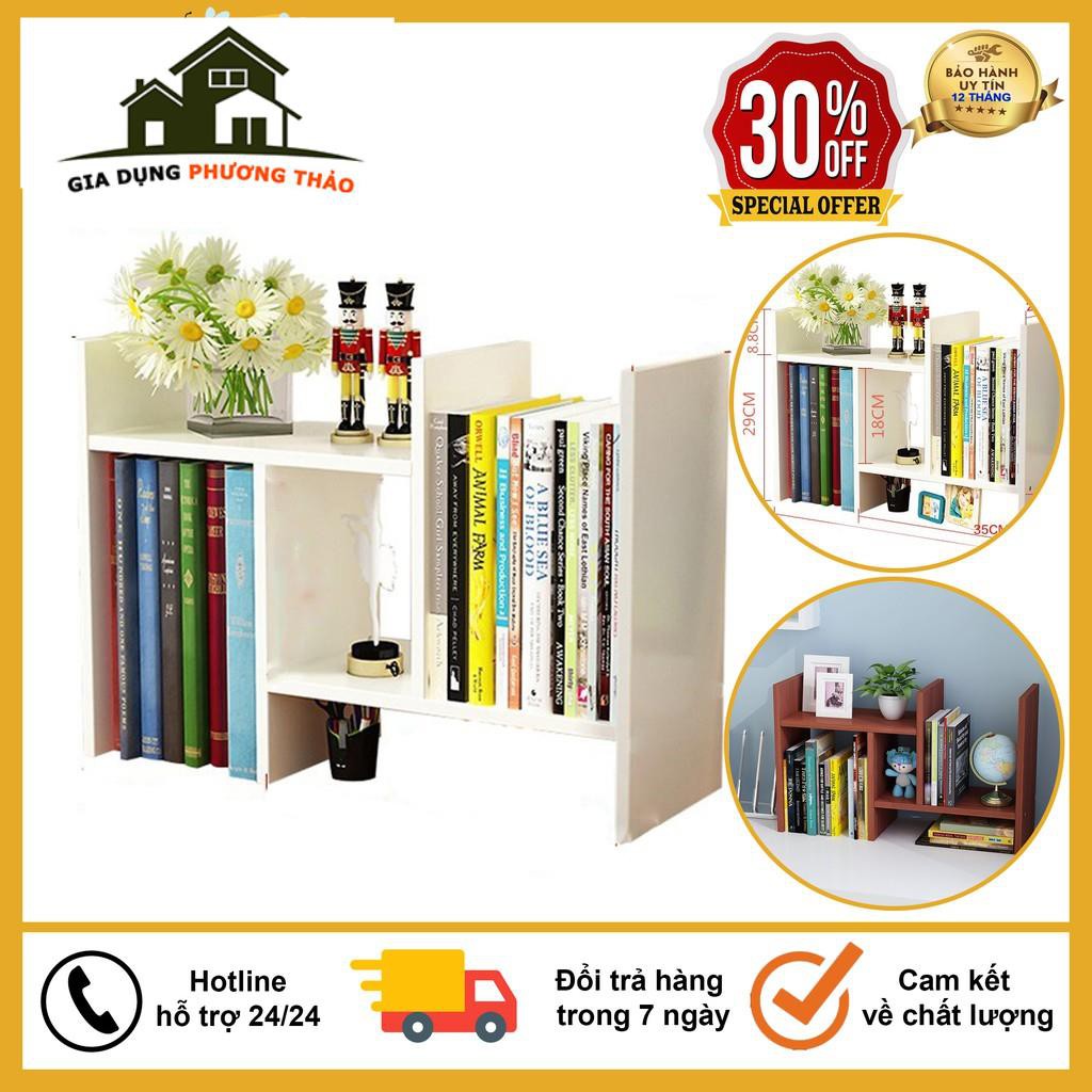 Kệ Sách Mini, Giá Để Sách, Để Tài Liệu Văn Phòng Trên Bàn Làm Việc Bằng Gỗ Ép, Trang Trí Bàn Làm Việc Siêu Tiện Dụng