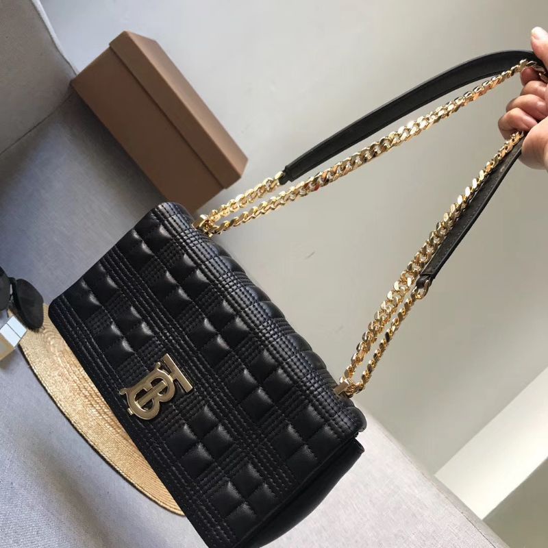 💎 BBR Small Quilted Check Lambskin Lola Bag