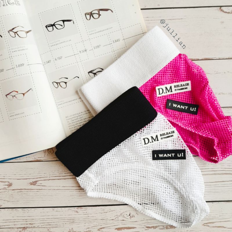 Quần lót nam tam giác lưới xuyên thấu - DM A14