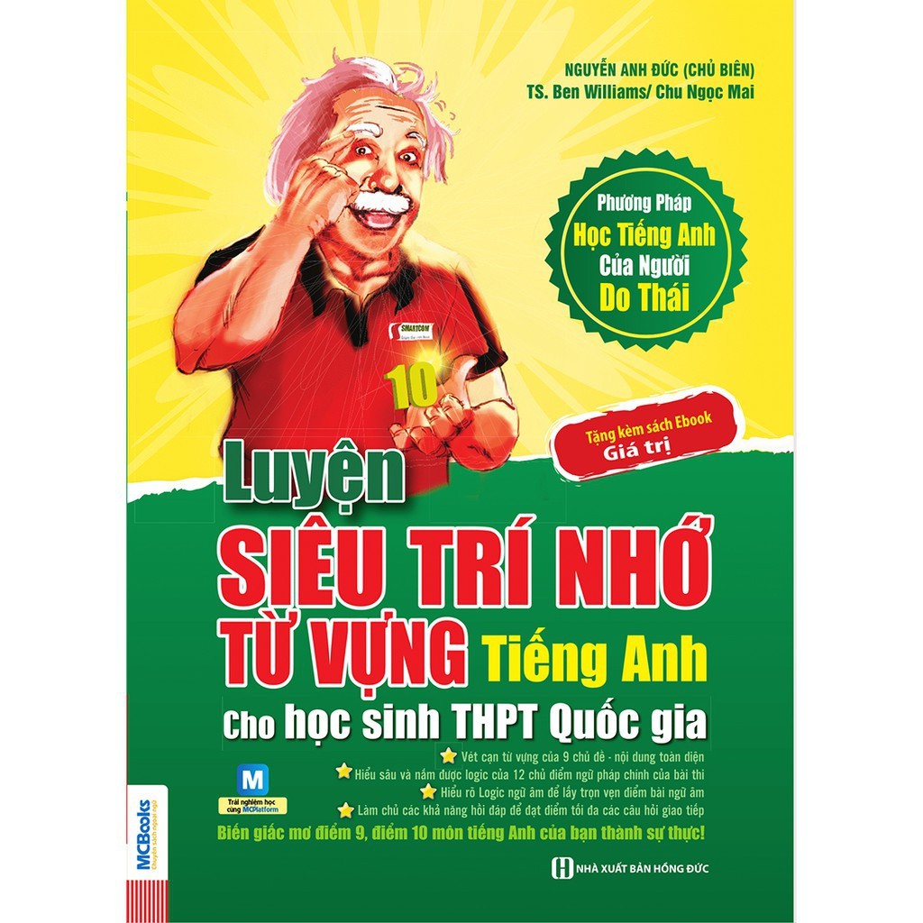 Sách - Luyện Siêu Trí Nhớ Từ Vựng Tiếng Anh Dành Cho Học Sinh THPT Quốc Gia - Tặng kèm bookmark