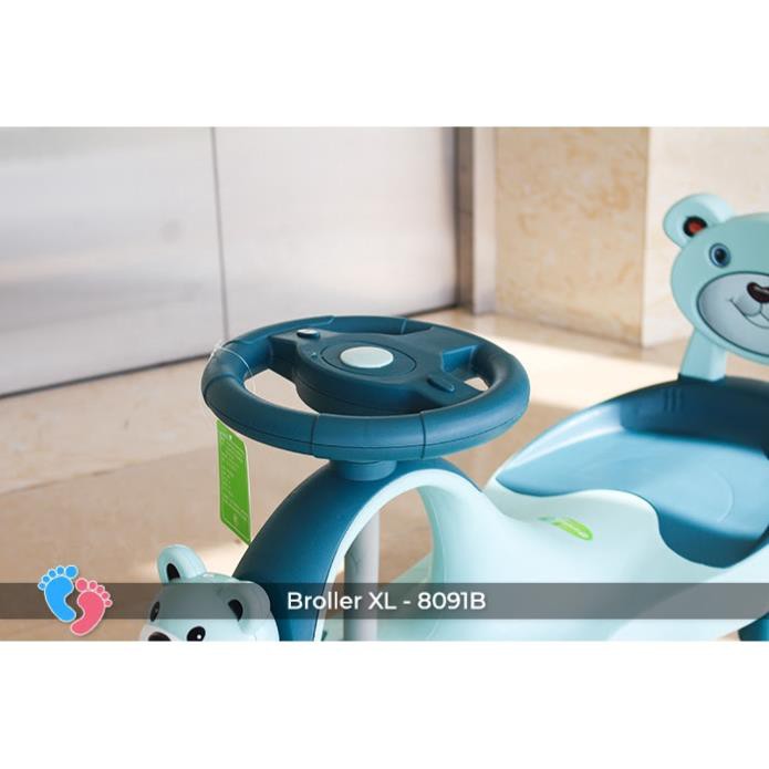 Xe lắc trẻ em Broller BABY PLAZA XL-8091B (có tựa lưng) - STN