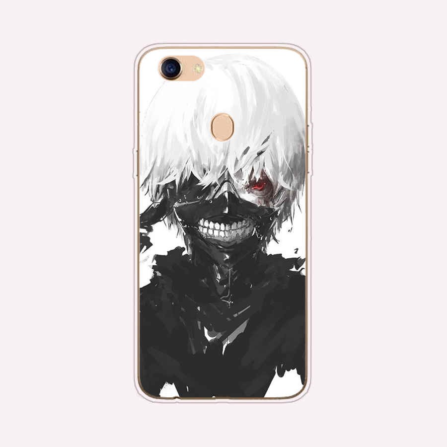 Ốp Lưng Điện Thoại Bằng Silicone Tpu Mềm Hình Tokyo Ghoul Cho Oppo A39 / A57 / Reno / 2 / A12 / A83 / F5 / F7 / A73