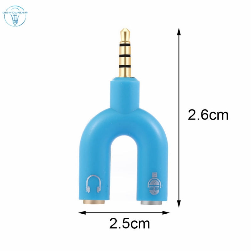Đầu chia 2 cổng âm thanh 3.5mm kiểu chữ Y