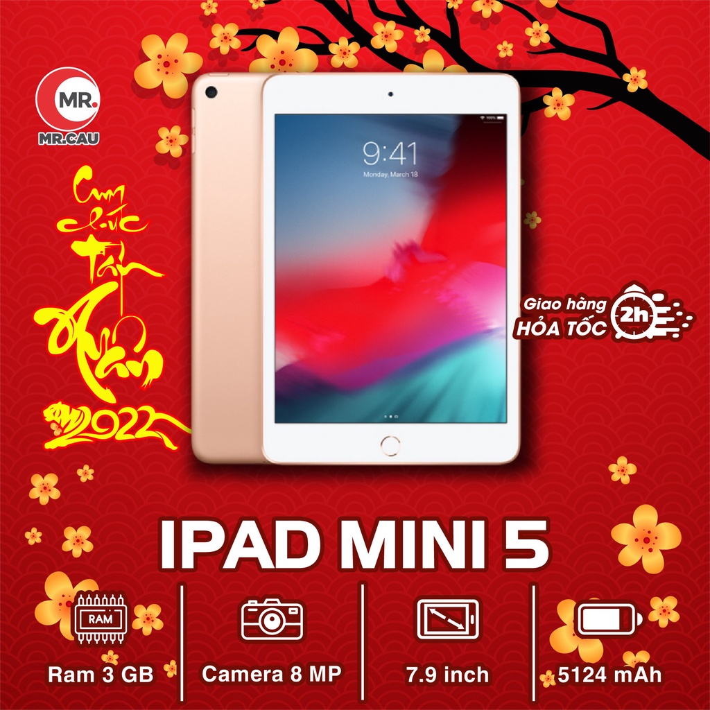 Máy tính bảng Mini 5  2019 Chính Hãng 64Gb 4G/Wifi Ram 3GB Chip A12 Mạnh mẽ Màn 7.9 inch MR CAU | WebRaoVat - webraovat.net.vn