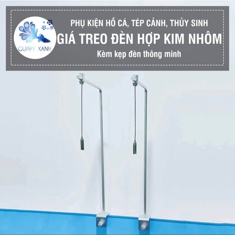 Giá treo đèn thủy sinh bằng hợp kim nhôm - Nhỏ gọn thẩm mỹ thích hợp treo đèn cho các hồ dưới 1m