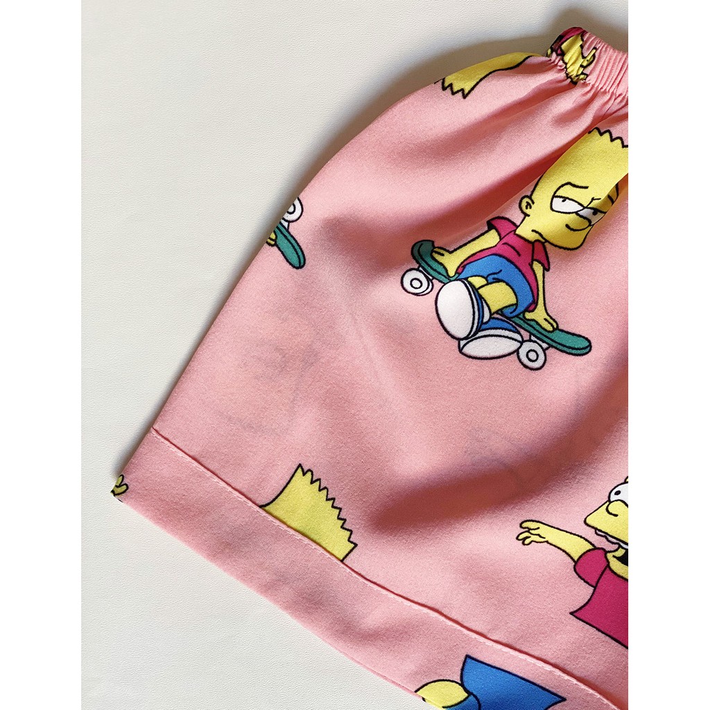 Đồ bộ Pijama lụa trẻ em cao cấp KidOS thoáng mát cho bé trai từ 1 – 14 tuổi họa tiết ngộ nghĩnh năng động