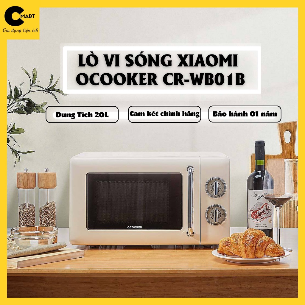 Lò vi sóng cơ Xiaomi Ocooker Dung Tích 20L 700W Chính Hãng CR-WB01B [CMART GIA DỤNG TIỆN ÍCH]