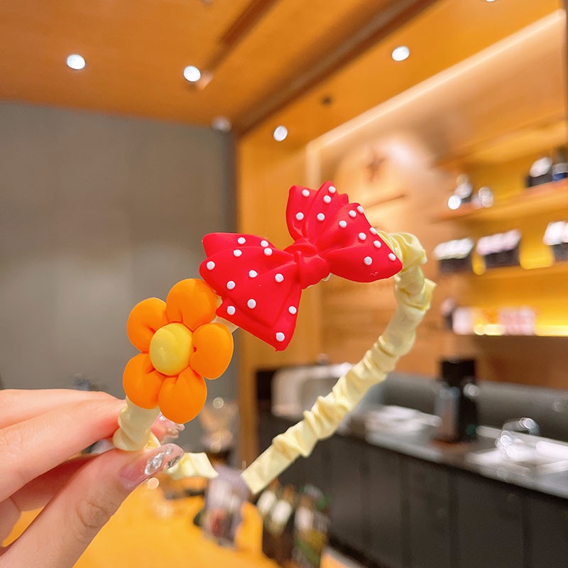 Kẹp Tóc Đính Hoa Dễ Thương Cho Bé Gái