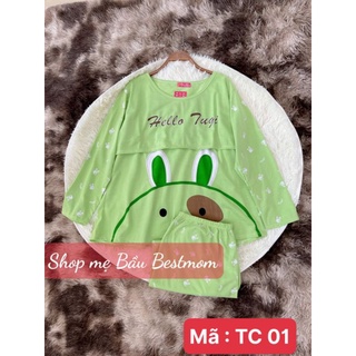 BỘ ĐỒ BẦU VÀ SAU SINH BIGSIZE GIÁ RẺ ẢNH THẬT TRẢI SÀN ( 70-100kg)