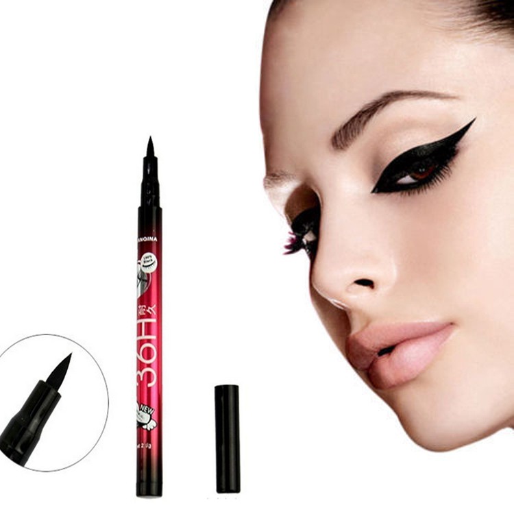 (hàng Mới Về) Bút Kẻ Mắt Dạng Lỏng Màu Đen 2.5ml Dành Cho Nữ