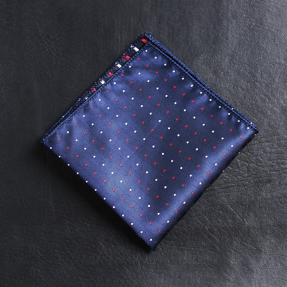 Khăn Tay Satin Hình Vuông Thêu Họa Tiết Hoa Thời Trang Cho Nam