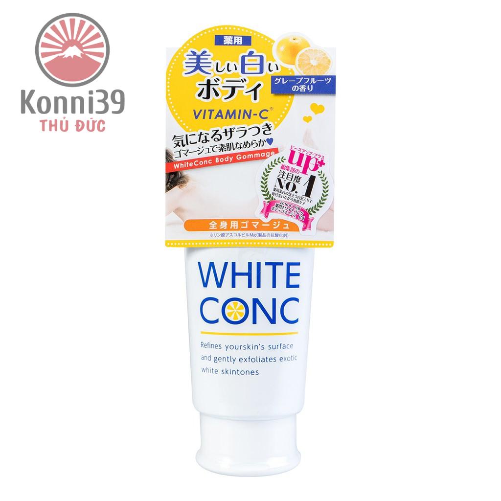 TẨY TẾ BÀO CHẾT WHITE CONC GIÚP DƯỠNG TRẮNG DA BODY (TUÝP 180GR) - HÀNG NỘI ĐỊA NHẬT