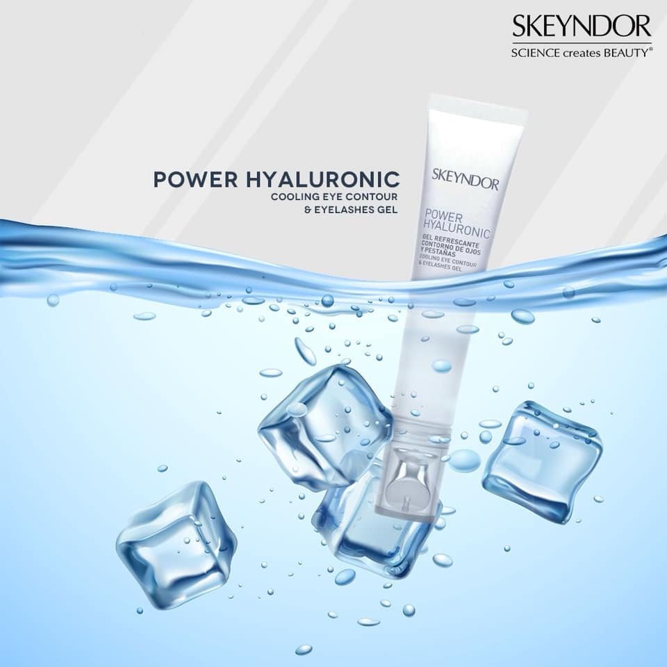 SKEYNDOR Hyaluronic Gel dưỡng mắt đồng thời dưỡng dài mi Cooling Eye Contour & Eyelashes Gel Power HA 15ml | BigBuy360 - bigbuy360.vn
