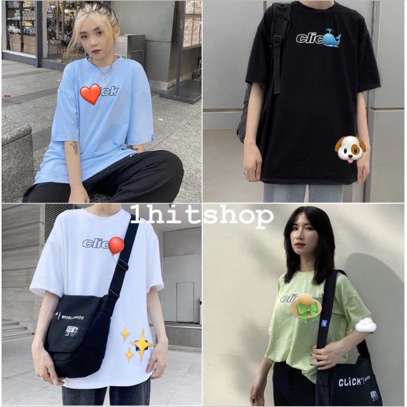 [Mã 33FASHIONSALE giảm 12% đơn 99K] Áo Thun CLI.CK. Ulzzang Unisex 1hitshop