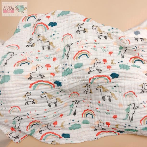 XẢ KHO KHĂN TẮM XÔ 6 LỚP NHĂN 110x110CM