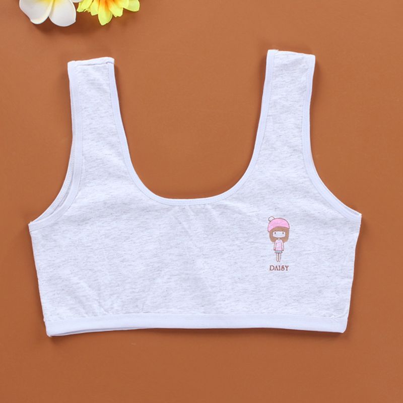 Áo Ngực Cotton In Hình Hoạt Hình Cho Bé Gái