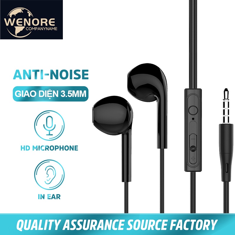 tai nghe có dây tai nghe có dây gaming tai nghe nhét tai có dây Tai nghe nhét tai Chống Ồn Tích Hợp Micro Và giắc cắm 3.5mm cho điện thoại