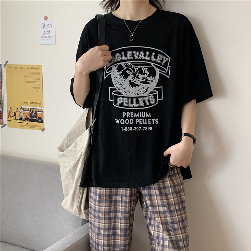 2021 Fashion Clothing short sleeve t shirt Women loose neck round large size blouse clothes