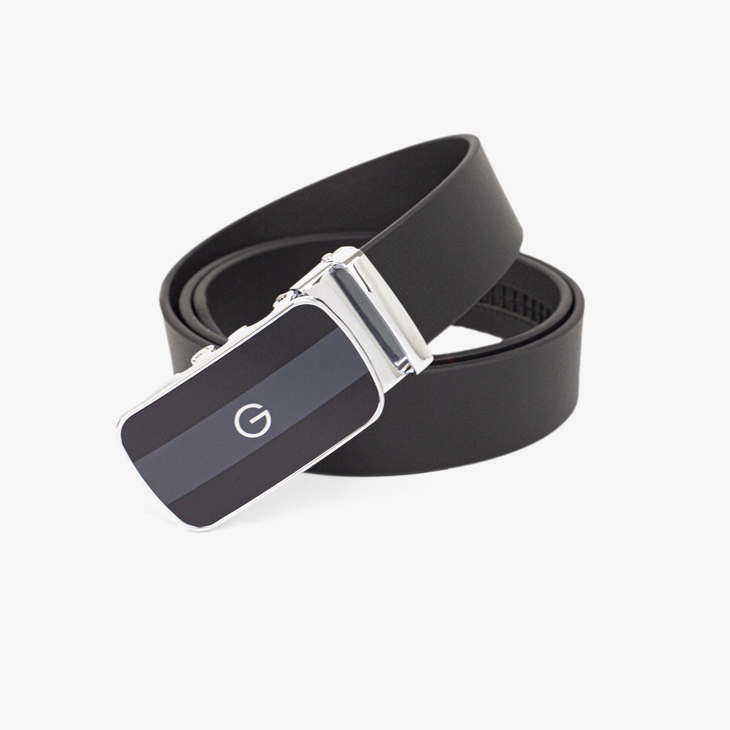 Thắt lưng nam da bò nguyên tấm TĐ01 màu đen khoá tự động nhiều mặt lựa - bảo hành 12 tháng