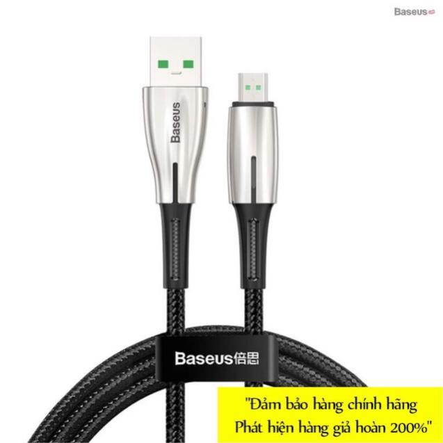 Cáp sạc nhanh siêu bền Baseus Waterdrop Micro USB Cable dùng cho Smartphone Android Samsung/ Oppo/ Xiaomi (4A/20W,DATA)