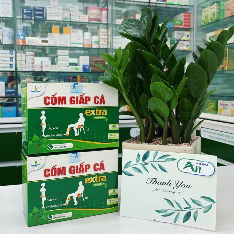 CỐM GIẤP CÁ EXTRA -Hỗ trợ phòng trĩ nội , trĩ ngoại