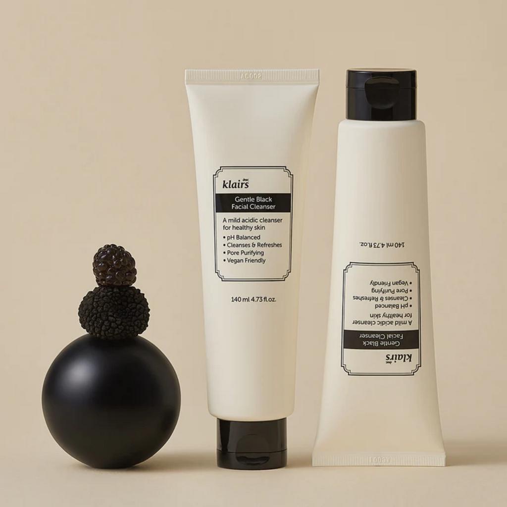 Sữa rửa mặt Klairs dưỡng ẩm dịu nhẹ và làm sạch sâu Gentle Black Facial Cleanser
