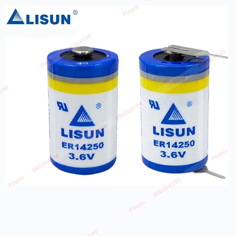 Pin Lisun ER14250 3.6V 1/2AA 1200mAh pin nhiệt kế ẩm chính hãng