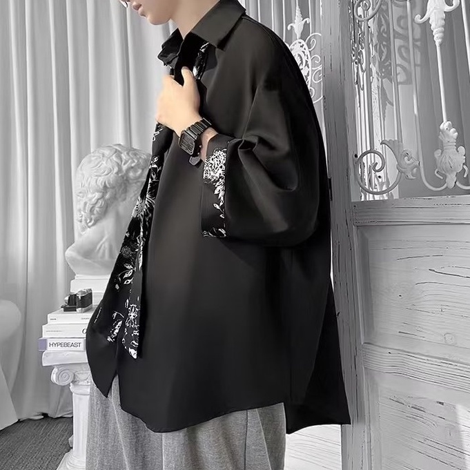 Áo Sơ Mi Nam Thời Trang Hàn Quốc Chất Lượng Cao Plus Size áo sơ mi form rộng áo sơ mi nam ngắn tay áo sơ mi đẹp | BigBuy360 - bigbuy360.vn